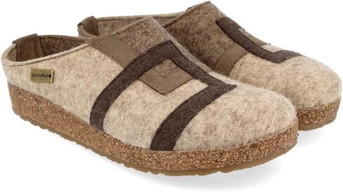 HAFLINGER Womans Lu Clog Beige (US Footwear Size System, Adult, Women, Numeric, Medium, 8) in Saudi Arabia