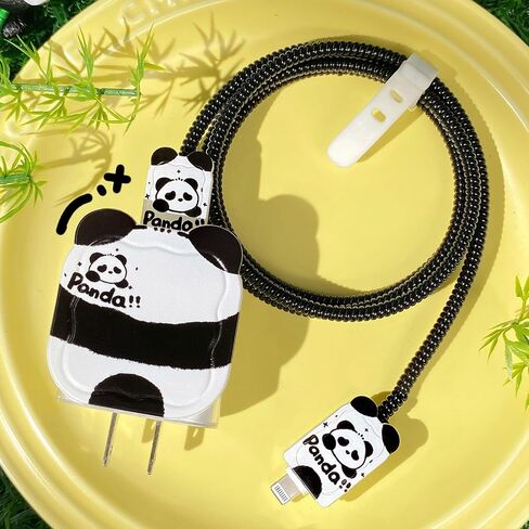 5 in 1 DIY 18W 20W Black Bow Protector Data Cable USB Charger Line Earphone Wire Saver Organizer Compatible with iPhone 11 12 13 14 15 Pro Max in Saudi Arabia