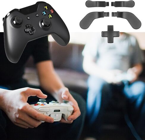 مجاديف تحكم Elite 5 في 1 لجهاز Xbox One Elite Series 2 مجاديف تحكم معدنية لسلسلة Xbox Elite 2 مجاديف تحكم أساسية مع D-Pad لمحول Xbox One Elite 1 (أسود) من النوع C in Saudi Arabia