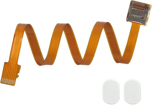مايكرو SDHC بطاقة تمديد كابل TF بطاقة محول FPC مايكرو SDXC قارئ بطاقات تمديد سلك (9.8in/25 سنتيمتر) in Saudi Arabia