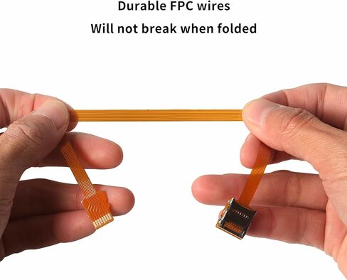 مايكرو SDHC بطاقة تمديد كابل TF بطاقة محول FPC مايكرو SDXC قارئ بطاقات تمديد سلك (9.8in/25 سنتيمتر) in Saudi Arabia
