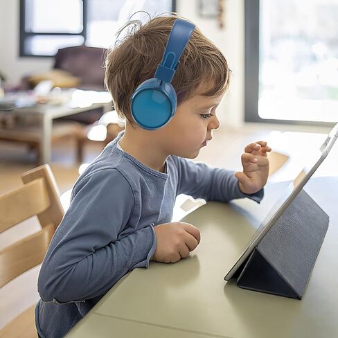Kids Bluetooth Headphones, Kids Wireless Headphones Over Ear Headset LED Light Up, Light Weight, Adjustable,Built-in Mic Headphones for Girls Boys Teen in Saudi Arabia