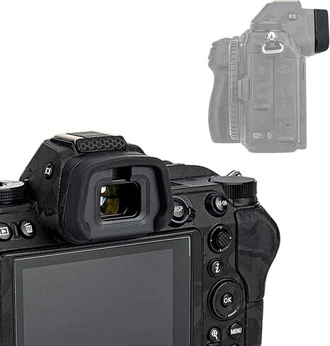 استبدل غطاء العين Ni kon DK-29 وغطاء الحذاء الساخن، كوب العين من السيليكون الصلب لكاميرا Ni kon Z7 Z6 Z7 II Z6 II وZ5 بدون مرآة in Saudi Arabia