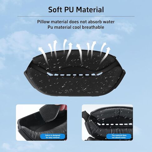 وسادة الجبهة RCstyle مصممة خصيصًا لطائرة Dji Google 3 FPV بدون طيار، وسادة مدمجة مريحة من قطن البولي يوريثان، تقلل من وزن الرأس وتحسن تجربة الطيران in Kuwait