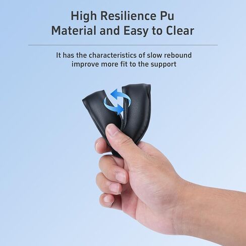 وسادة الجبهة RCstyle مصممة خصيصًا لطائرة Dji Google 3 FPV بدون طيار، وسادة مدمجة مريحة من قطن البولي يوريثان، تقلل من وزن الرأس وتحسن تجربة الطيران in Kuwait