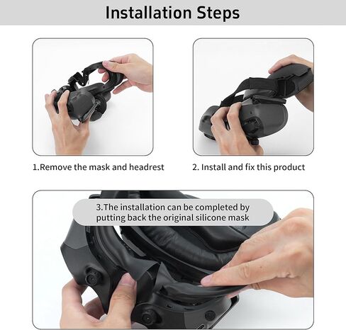 وسادة الجبهة RCstyle مصممة خصيصًا لطائرة Dji Google 3 FPV بدون طيار، وسادة مدمجة مريحة من قطن البولي يوريثان، تقلل من وزن الرأس وتحسن تجربة الطيران in Kuwait