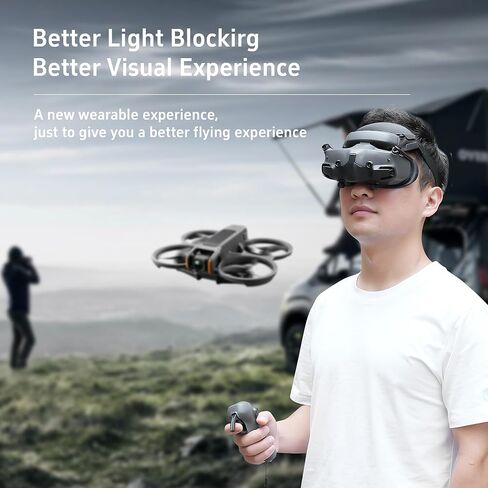 وسادة الجبهة RCstyle مصممة خصيصًا لطائرة Dji Google 3 FPV بدون طيار، وسادة مدمجة مريحة من قطن البولي يوريثان، تقلل من وزن الرأس وتحسن تجربة الطيران in Kuwait