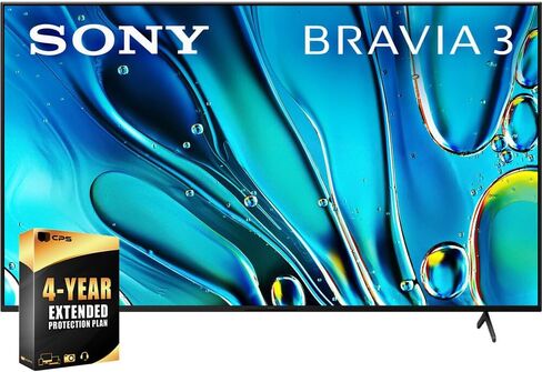 Sony K43S30 BRAVIA 3 43 inch 4K HDR Smart LED TV 2024 Bundle with 4 YR CPS Enhanced Protection Pack in Kuwait