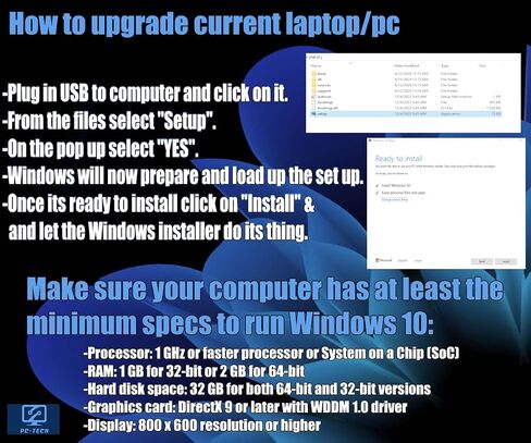 مفتاح تثبيت وتنشيط USB قابل للتمهيد لنظام التشغيل Windows 10. إصلاح إصلاح واستعادة أجهزة الكمبيوتر والكمبيوتر المحمول وسطح المكتب. يتضمن مفتاح التنشيط وتثبيت USB. دعم فني مجاني! [بطاقة_مفتاح_البرنامج]... in Saudi Arabia