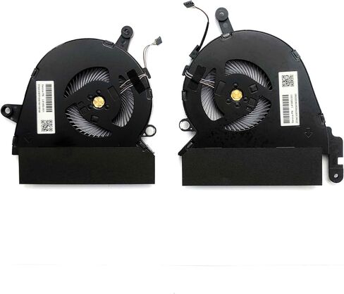 BestParts استبدال مروحة تبريد وحدة المعالجة المركزية + وحدة معالجة الرسومات الجديدة لسلسلة أجهزة الكمبيوتر القابلة للتحويل HP Spectre 15-df X360، 15-df00xx 15-df10xx، 15T-DF، P/N: L41482-001 L41483-001 in Kuwait