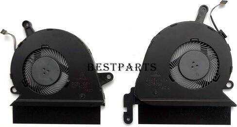BestParts استبدال مروحة تبريد وحدة المعالجة المركزية + وحدة معالجة الرسومات الجديدة لسلسلة أجهزة الكمبيوتر القابلة للتحويل HP Spectre 15-df X360، 15-df00xx 15-df10xx، 15T-DF، P/N: L41482-001 L41483-001 in Kuwait