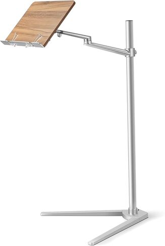 حامل كتب للقراءة، حامل/حامل أرضي للكمبيوتر المحمول والكمبيوتر اللوحي والهاتف، متوافق مع أجهزة MacBook وiPad Notebook in Kuwait