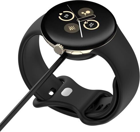 قطعتان لشاحن بديل لساعة Pixel 2 متوافقة مع قاعدة شحن كابل شحن USB Google Pixel Watch 2/Ace LTE، 4 دبابيس 3.3 قدم (ليست لساعة Pixel 1) in Saudi Arabia