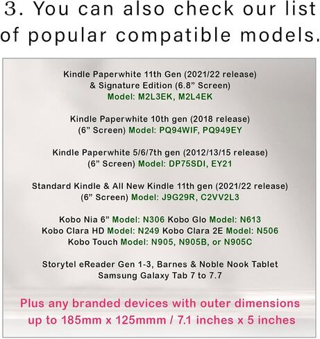 Book Cover for Any eReader with a 6 to 6.8 Inch Screen or 7.5 to 5.1 Inches in Size. Fits Any e-Book Reader Including kobo, Nook, Kindle, Paperwhite, Sony, storytel. (Recently Deceased Handbook) in Kuwait
