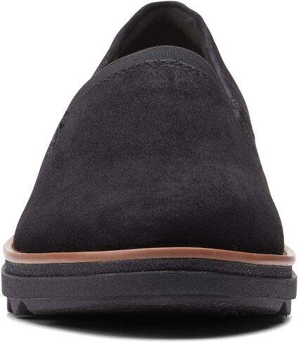 Clarks Women's Sharon Dolly Loafer, Black, 8 Wide in Saudi Arabia