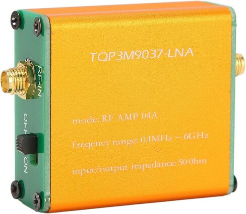 RF Amplifier, 0.1MHz‑6GHz Full Band Low Noise Amplifier, 1.95GHz 20dB High Gain LNA RF Power Preamplifier Module, 50Ω (2500mAh Li Ion Battery) in Saudi Arabia