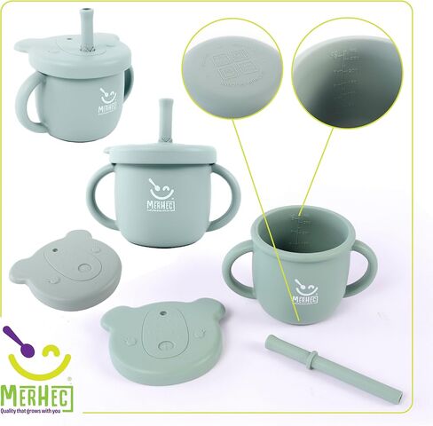 مجموعة تغذية الأطفال المصنوعة من السيليكون - مجموعة أطباق وأطباق الأطفال - Platos para Bebes comida 6 أشهر in Kuwait