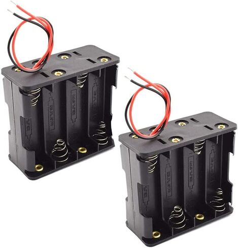 8 AA 8 x 1.5V AA Battery Holder Case Box, 2Pcs 8 x 1.5V AA Battery Holder Case Box in Saudi Arabia
