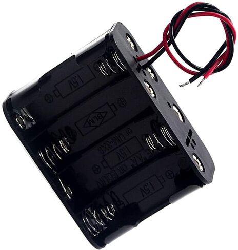8 AA 8 x 1.5V AA Battery Holder Case Box, 2Pcs 8 x 1.5V AA Battery Holder Case Box in Saudi Arabia