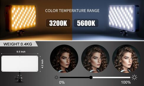 لوحة إضاءة فيديو GVM LED، إضاءة التصوير الفوتوغرافي للتحكم في التطبيق 3200K~5600K CRI 97+ مع دعامة حذاء ساخن تدور 180 درجة، ضوء على الكاميرا للتصوير الفوتوغرافي وتسجيل الفيديو وكاميرا YouTube DSLR in Saudi Arabia