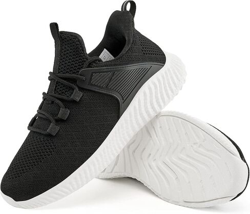 KPP Walking Shoes for Men Breathable Tennis Running Gym Sneakers Slip On Memory Foam Shoes in Kuwait