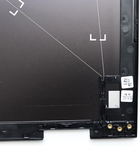 غطاء خلفي بديل للكمبيوتر المحمول LCD مع مفصلات لجهاز HP Envy X360 15-ED 15M-ED 15T-ED 0023DX L93203-001 L93204-001 (أسود) in Saudi Arabia