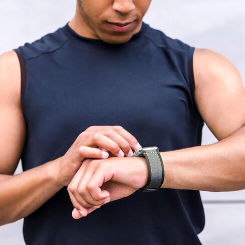 حلقة منفردة رياضية قابلة للتمدد من Maledan متوافقة مع أساور ساعة Apple 44 مم 45 مم 49 مم 42 مم 41 مم 40 مم 38 مم للرجال والنساء، 6 عبوات من الأشرطة المضفرة من النايلون لساعة Apple Ultra 2 SE iWatch Series 9 8 7 6 5 4 3 2 1 in Kuwait