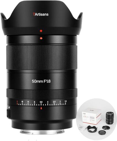 عدسة كاميرا 7Artisans 50 مم F1.8 AF STM Nikon Z Mount كاملة الإطار، حلقة فتحة خطية قابلة للتعديل، فتحة واسعة، تدعم EXIF، اكتشاف الوجه/العين، ترقية البرامج الثابتة، لـ Nikon Zfc Z50 Z6 Z7 Z8 Z9 Z7 MarkII in Saudi Arabia