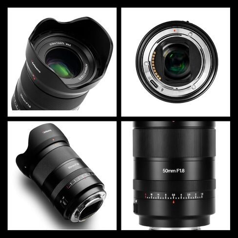 عدسة كاميرا 7Artisans 50 مم F1.8 AF STM Nikon Z Mount كاملة الإطار، حلقة فتحة خطية قابلة للتعديل، فتحة واسعة، تدعم EXIF، اكتشاف الوجه/العين، ترقية البرامج الثابتة، لـ Nikon Zfc Z50 Z6 Z7 Z8 Z9 Z7 MarkII in Saudi Arabia