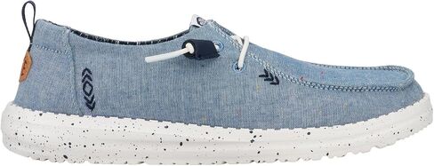 Hey Dude Wendy Chambray Light Blue Size 11, Women’s Shoes, Women’s Slip-on Loafers, Comfortable & Light-Weight in Saudi Arabia