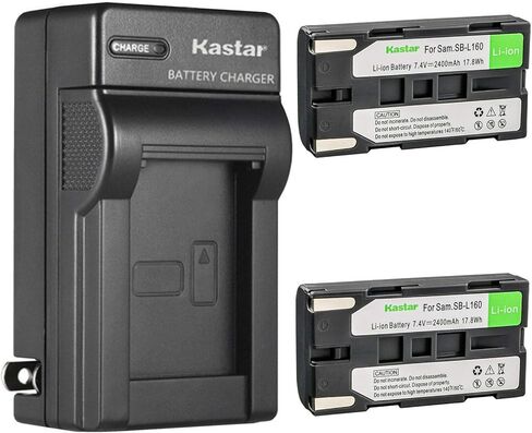 استبدال بطارية SB-L160 وشاحن حائط تيار متردد من Kastar لهاتف Samsung VP-W80، VP-W80U، VP-W87، VP-W87D، VP-W90، VP-W95D، VP-W97، SC-L520، SC-L530 ، SC-L550، SC-L600، SC-L610، SC-L630، SC-L650 in Saudi Arabia
