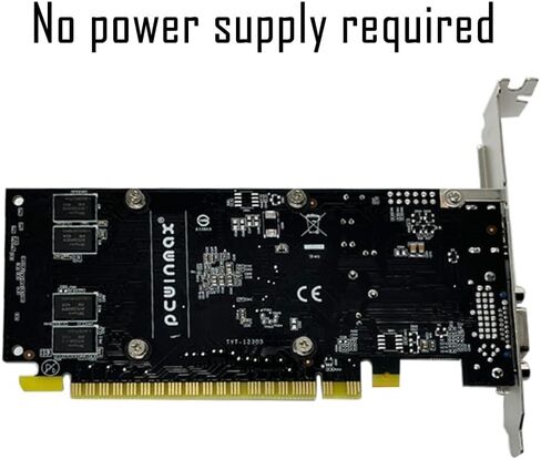 بطاقة فيديو Geforce GT 610 سعة 2 جيجابايت، بطاقة رسومات الكمبيوتر للكمبيوتر الشخصي، 2GD3 64 بت، HDMI VGA، ملف تعريف منخفض، PCI Express x16، DirectX 11 in Saudi Arabia