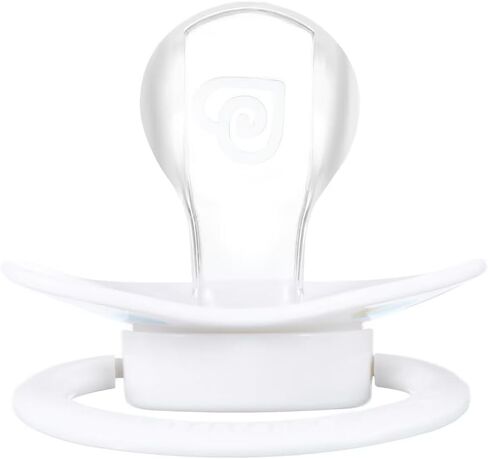 Adult Sized Pacifier Large Handle Large Shield Cute Print Pacifier White in Saudi Arabia