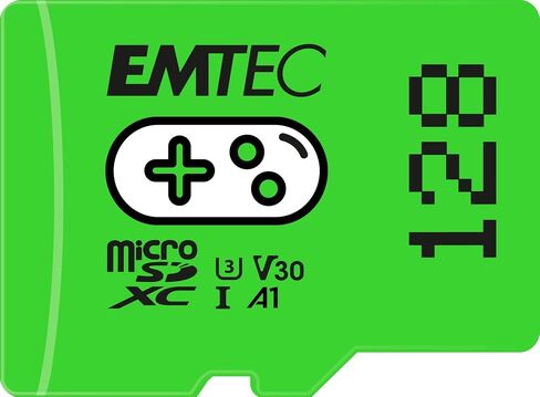 EMTEC 256GB Gaming Micro SD Card, MicroSDXC Memory Card for Nintendo-Switch, Wyze, GoPro, Dash Cam, Security Camera, 4K Video Recording, UHS-I A1 U3 V30 C10, up to 100MB/s, with Adapter in Saudi Arabia