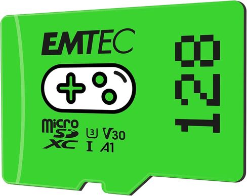 EMTEC 256GB Gaming Micro SD Card, MicroSDXC Memory Card for Nintendo-Switch, Wyze, GoPro, Dash Cam, Security Camera, 4K Video Recording, UHS-I A1 U3 V30 C10, up to 100MB/s, with Adapter in Saudi Arabia