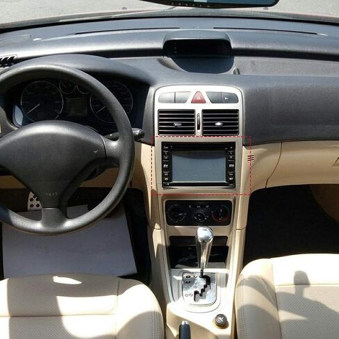 Car Stereo Frame,7in 2Din Car Player Frame Car Fascia Dash Mount Installation Trim Kit Frame 178 x 102mm Universal Fitment in Saudi Arabia
