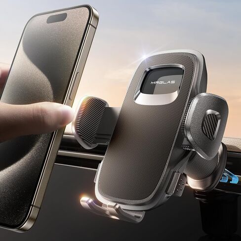 MRGLAS 2024 Car Phone Holder Mount,Universal Cell Phone Car Mount [Upgraded Vent Clip & Phone Clamp Never Fall Off] Air Vent Phone Holders for Your Car, Automobile Cradle for iPhone All Smartphones in Saudi Arabia