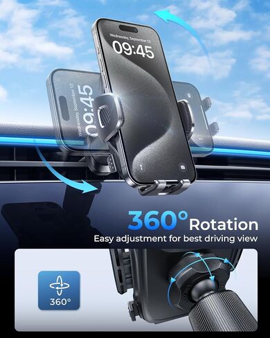 MRGLAS 2024 Car Phone Holder Mount,Universal Cell Phone Car Mount [Upgraded Vent Clip & Phone Clamp Never Fall Off] Air Vent Phone Holders for Your Car, Automobile Cradle for iPhone All Smartphones in Saudi Arabia