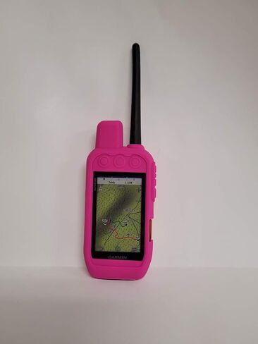 حافظة حماية من السيليكون لجهاز Garmin Alpha 200i (وردي) in Saudi Arabia