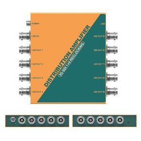 AVMATRIX SDI Splitter 1×9 Distribution Amplifier,SDI Formats 3G/HD/SD, DVB-ASI signal supported, Re-clocking, Equalization, Signal Retiming 1080p @60hz SD1191