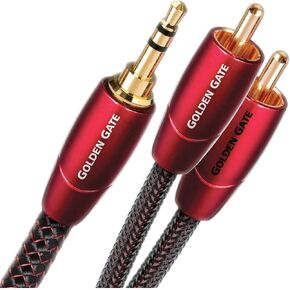 AudioQuest Golden Gate Audio Interconnect 3.5mm Mini to RCA Cable (1.5 meters)