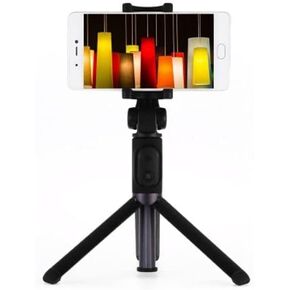 Original Xiaomi Selfie Stick, Foldable Tripod Selfie Stick Bluetooth Remote Control Selfiestick with Wireless Shutter for iPhone/Xiaomi/Huawei/Asus iOS Android Phone (Black)