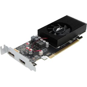 بطاقة رسومات VisionTek RX 550 LP 4GB GDDR5 ذات فتحة واحدة، DisplayPort/HDMI، ذاكرة عالية السرعة، دعم 4K، طاقة منخفضة، مروحة نشطة، تصميم مضغوط in Kuwait