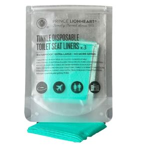 Prince Lionheart Disposable Toilet Seat Liners for Tinkle to Go - Toilet Seat Potty Covers for Kids and Toddlers, Disposable Toilet Seat Covers for Travel, Potty Training - 36 Pack, Color May Vary