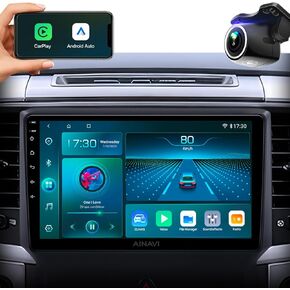 Qualcomm 8core 9inch Car Stereo Radio for Dodge Ram1500 2500 3500 2013 2014 2015 2016 2017 2018 with Android12/5G WiFi/Wireless carplay/Android auto/Touchscreen/GPS Navigation/Bluetooth/Backup Camera