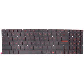 New Keyboard for MSI GF75 Thin 9SD 9SC 9SE 8RC 8RD 8RCS MS-17F1 MS-17F3 MS-17F2 GL62M 7RC 7RD 7RDX 7RE 7REX GL62MVR 7RFX GL62VR GL72M GL72VR GL63 GL73 MS-16J9 MS-16P7 GV62 GV62VR GV72 Red Backlit US