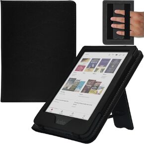 Stand Case for 6'' Kobo Clara Colour/Clara BW/Clara 2E Cover (Model N367 / N365 / N506) with Auto Sleep&Wake/Double Hand Strap/Magnetic Closure (Flower Clusters)