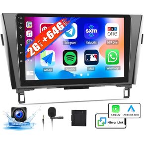 2G+64G Car Stereo Radio for Nissan Rogue 2014 2015 2016 2017 2018 with Wireless CarPlay Android Auto 10.1" Android Touch Screen Bluetooth Car Radio with GPS Navigation HiFi WiFi FM RDS Backup Camera in Saudi Arabia