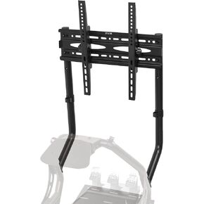 VIVO TV Mount Designed for STAND-RACE1B Racing Simulator Cockpit, Single Monitor Stand for Gaming, Fits 32 to 50 inch Screens, Up to 400x400 VESA, Black, STAND-RACE1TV