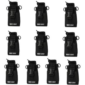 10-Pack 3in1 Multi-Function Universal Pouch Bag Holster Case Msc-20C Compatible with Motorola Kenwood Midland Icom Yaesu GPS Pmr446